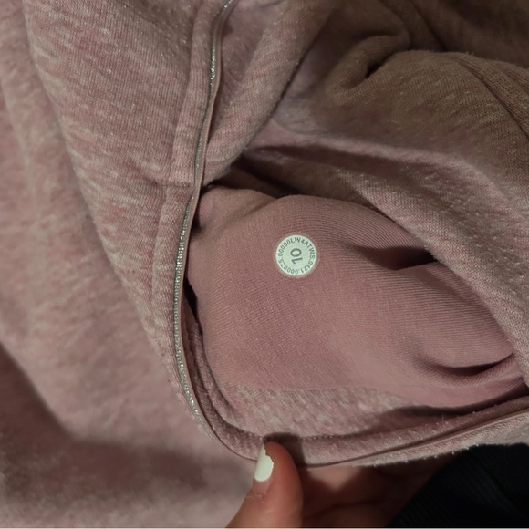 Lululemon full zip scuba hoodie size 10 - Picture 4 of 4